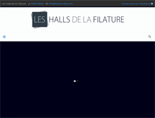 Tablet Screenshot of filature-lille.com